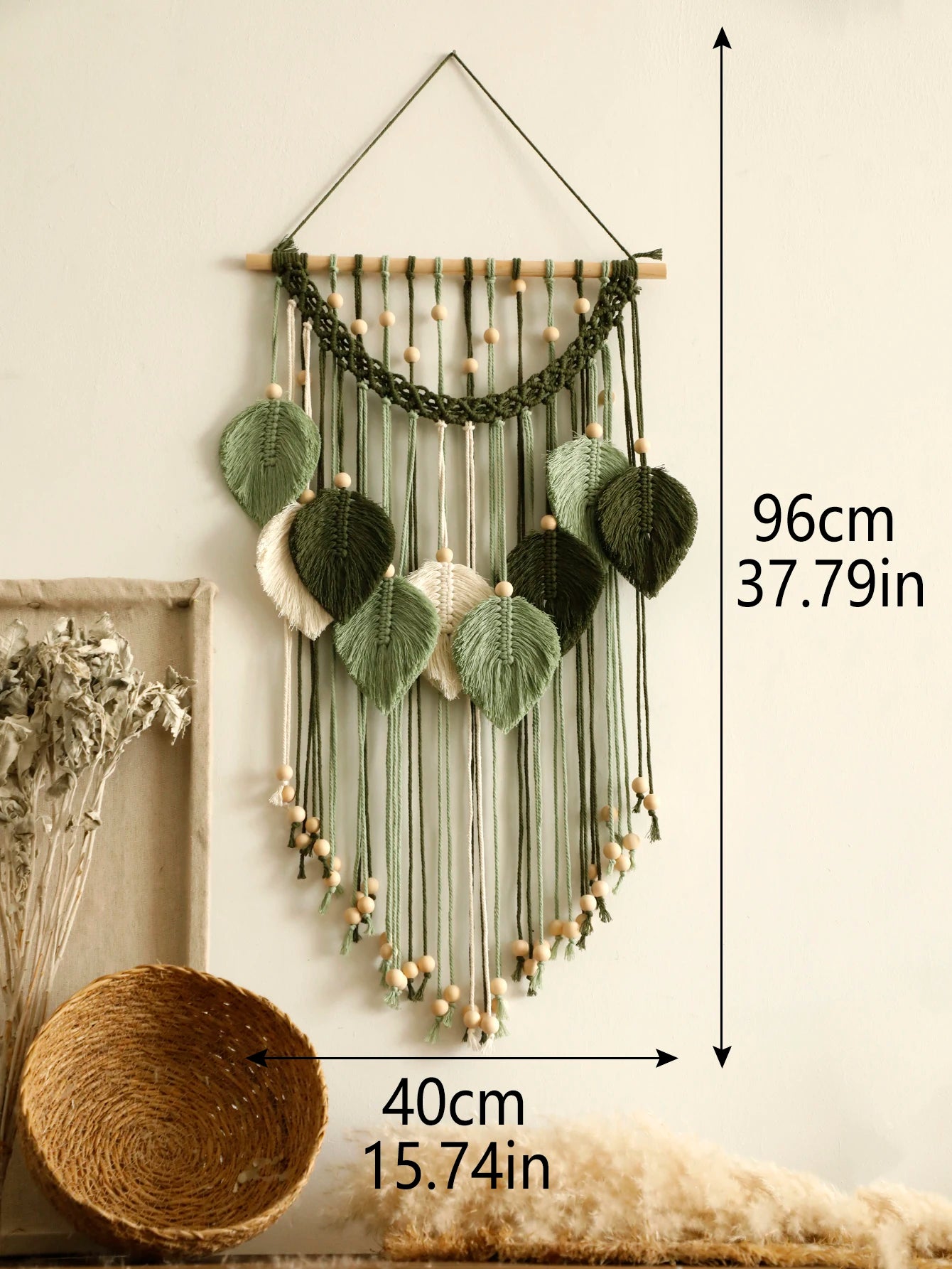 Botanical Macrame Wall Hanging