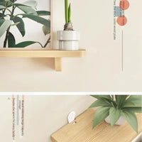 Solid Wood Partition Shelf