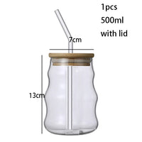 Bamboo Lid Glass Tumblers