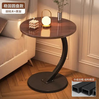 Round Space-Saving Coffee Table