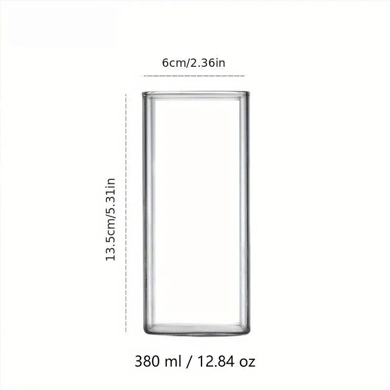 Square Cocktail Drinking Glass