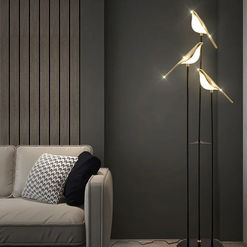 Bird Accent Floor Lamp