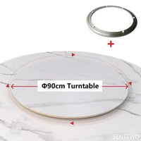 Marble Gold Dining Set