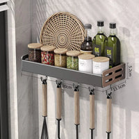 No-Drill Aluminum Kitchen Rack