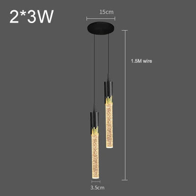 Crystal Multi-Light Pendant Lamp