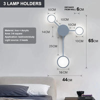Nordic Multihead Wall Lamp