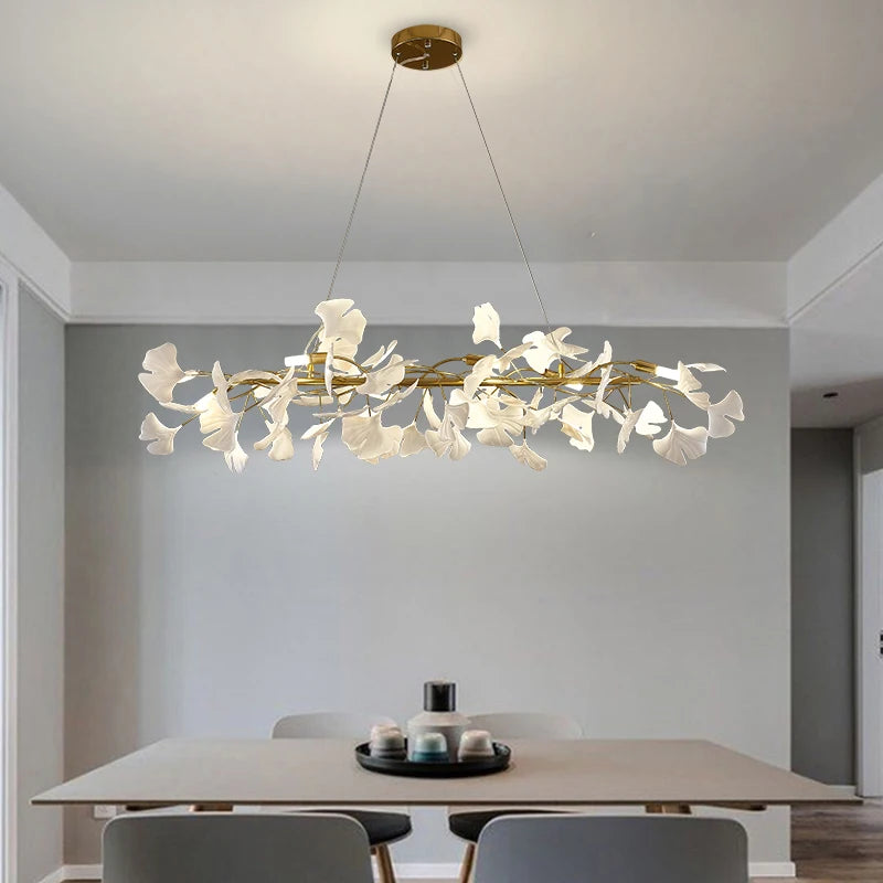 Ginkgo Ceramic LED Chandelier