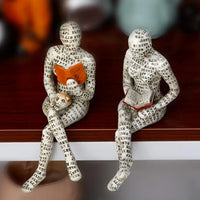 Reading Woman Thinker Sculpture