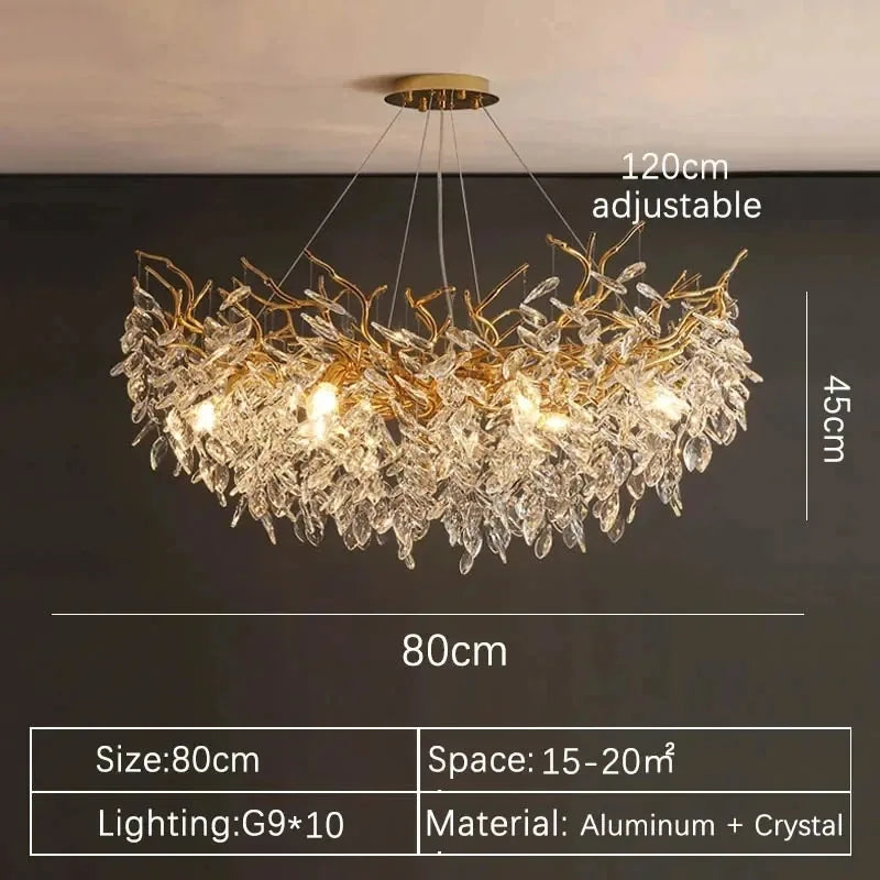 Crystal Island LED Chandelier