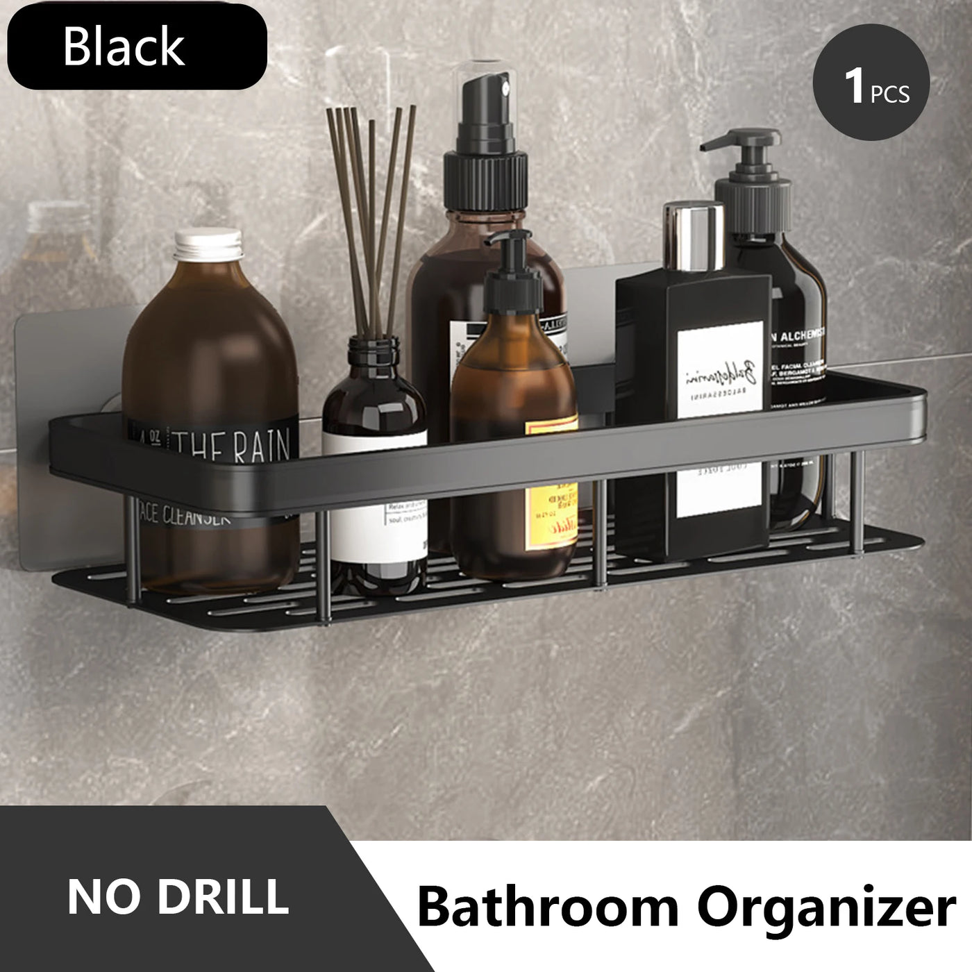 Rustproof Suction Shower Rack