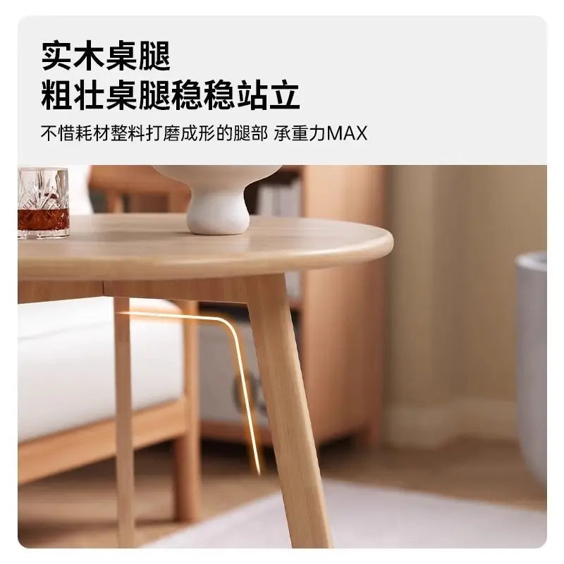 Solid Wood Round Table