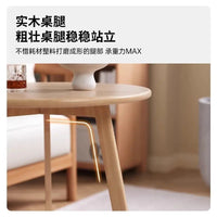 Solid Wood Round Table