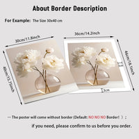Beige Peony Canvas Prints