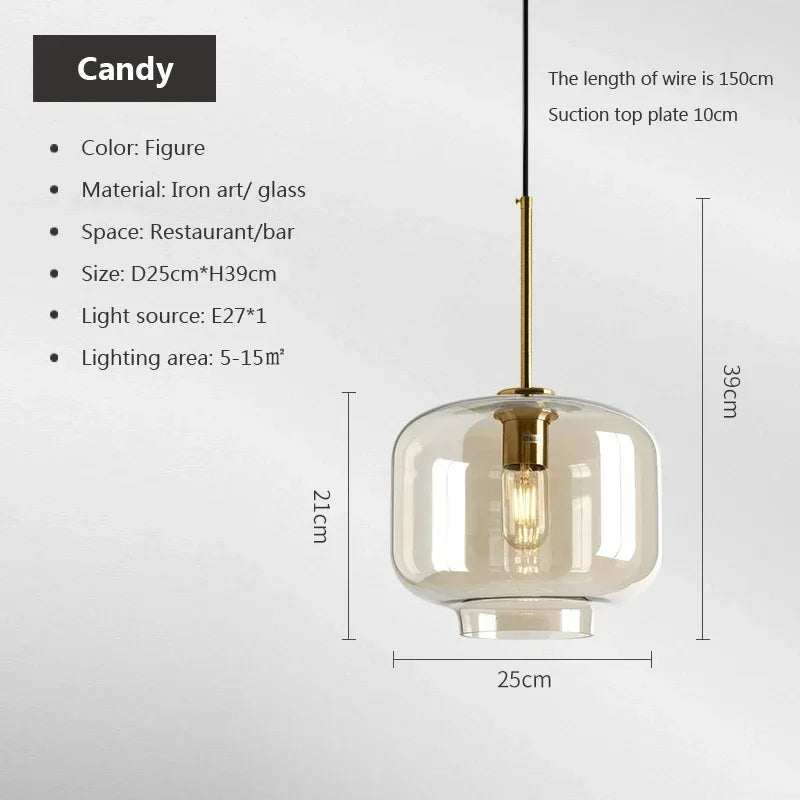 Nordic Glass Loft Pendant
