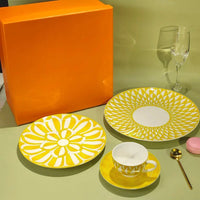Geometric Bone China Tableware