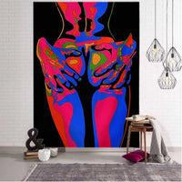 Psychedelic Boho Wall Tapestry