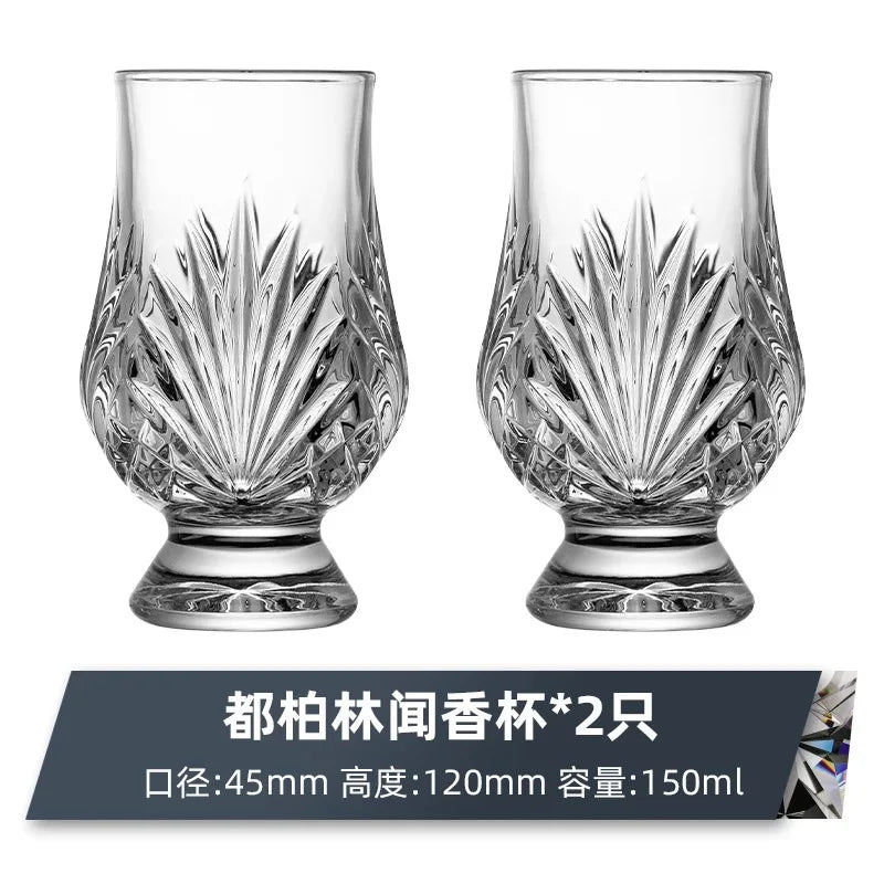 Crystal Whiskey Tasting Glasses
