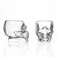 Skull Shaped Whiskey Glass
