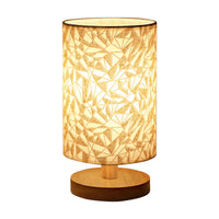 Wooden USB Bedside Lamp