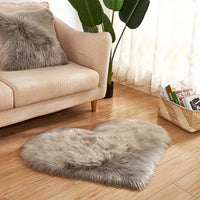 Heart Shaped Plush Rug