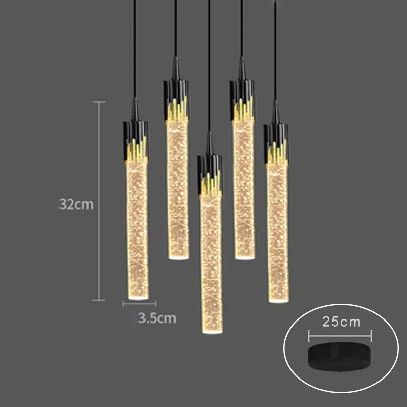 Crystal Multi-Light Pendant Lamp