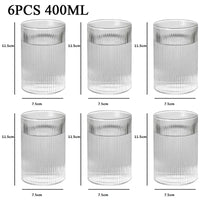Japanese Striped Glass Tumblers