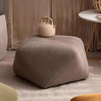 Modern Leather Ottoman Stool