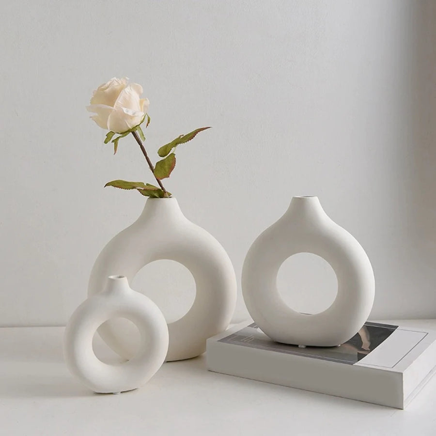 Nordic Hollow Decorative Vase
