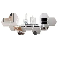 Hexagon Acrylic Mirror Stickers