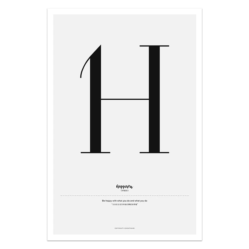 Minimal Love Quote Prints