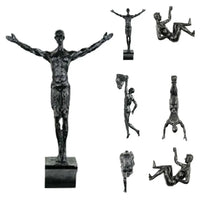 Rock Climber Wall Sculpture