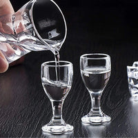 Mini Footed Shot Glasses