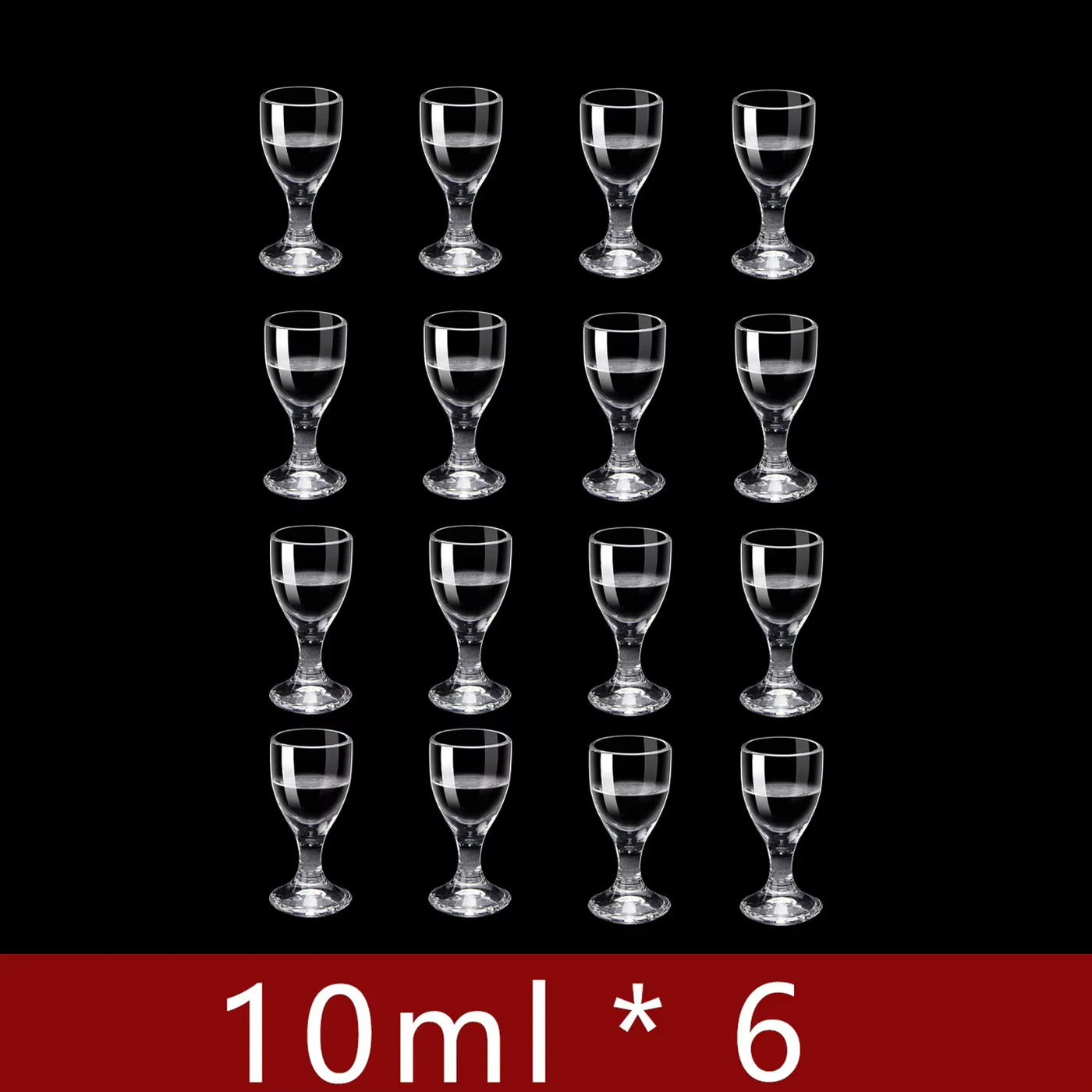 Mini Footed Shot Glasses