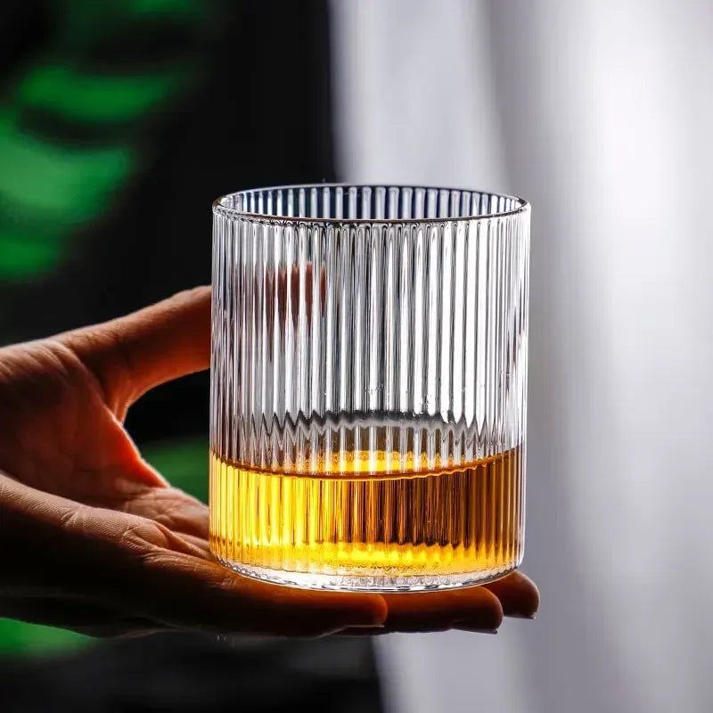 Japanese Striped Glass Tumblers