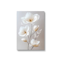 Beige Peony Canvas Prints