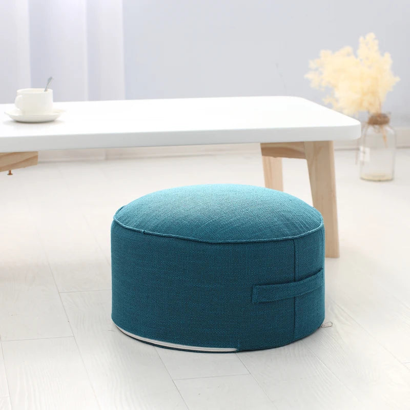 Round Meditation Floor Pouf