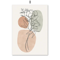 Boho Rainbow Leaf Prints