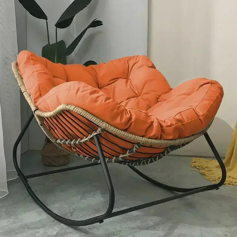 Rattan Bird Nest Rocker