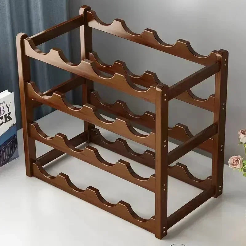 Modular Wooden Wine Rack