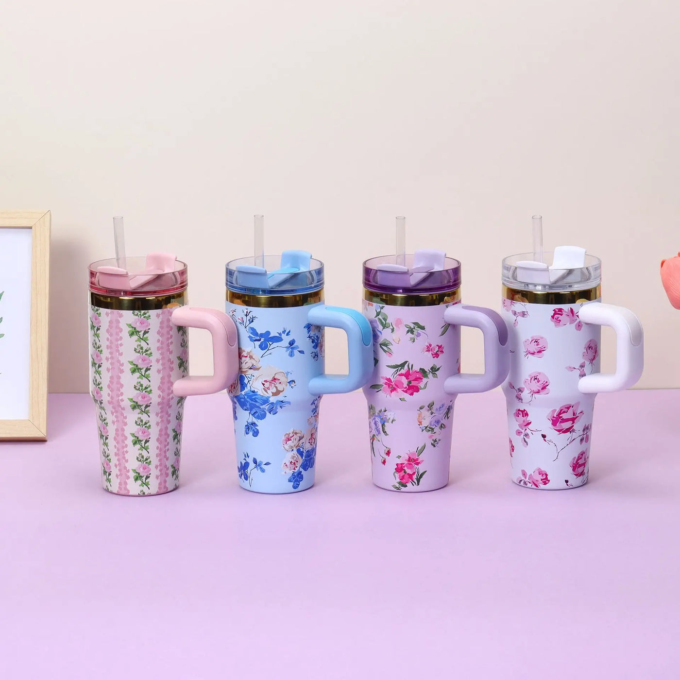 14oz Handled Travel Tumbler