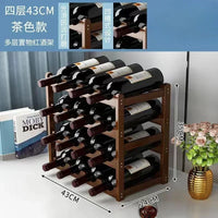 Modular Wooden Wine Rack