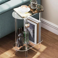 Transparent Two-Tier Acrylic Table