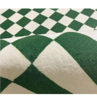 Retro Checkerboard Plush Rug