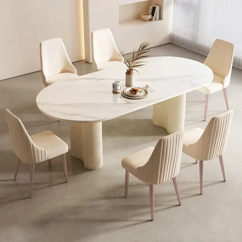Oval Sintered Dining Set