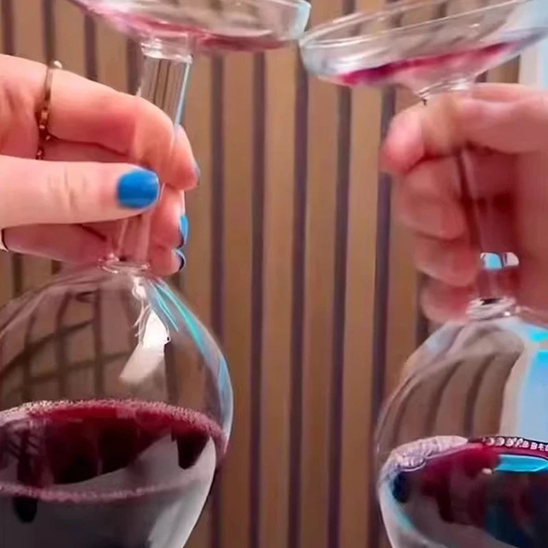 Upside Down Wine Goblet