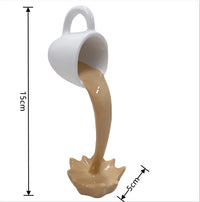 Floating Coffee Cup Sculpture