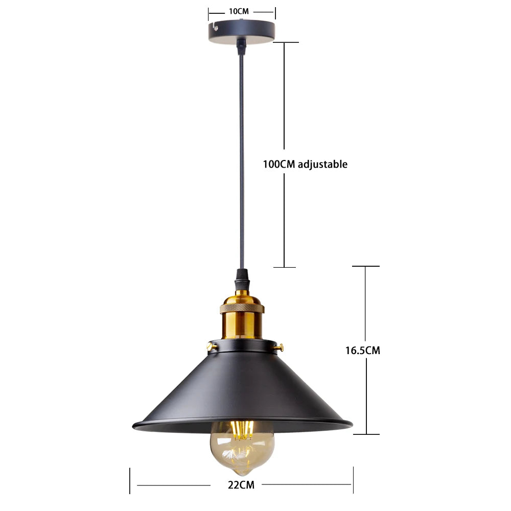 Vintage Metal Pendant Lamp