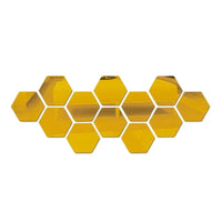 Hexagon Acrylic Mirror Stickers