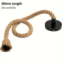 Hemp Rope Pendant Light