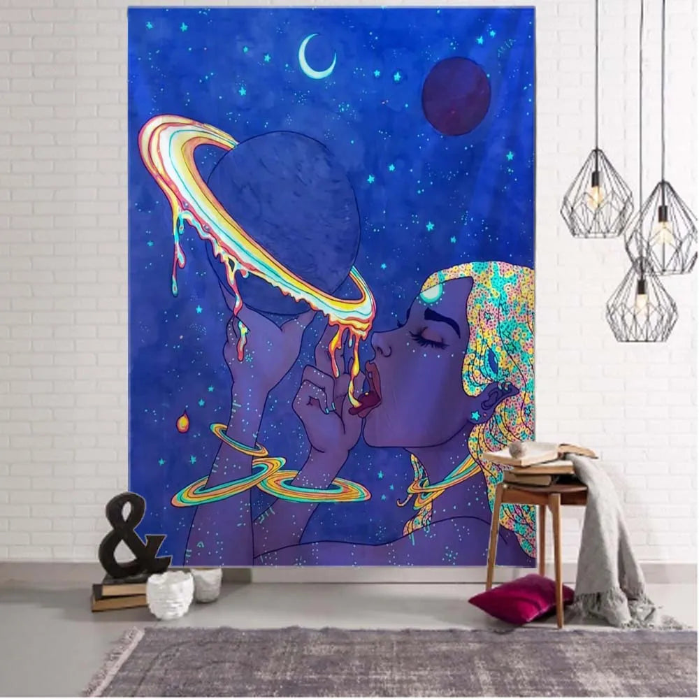 Psychedelic Boho Wall Tapestry